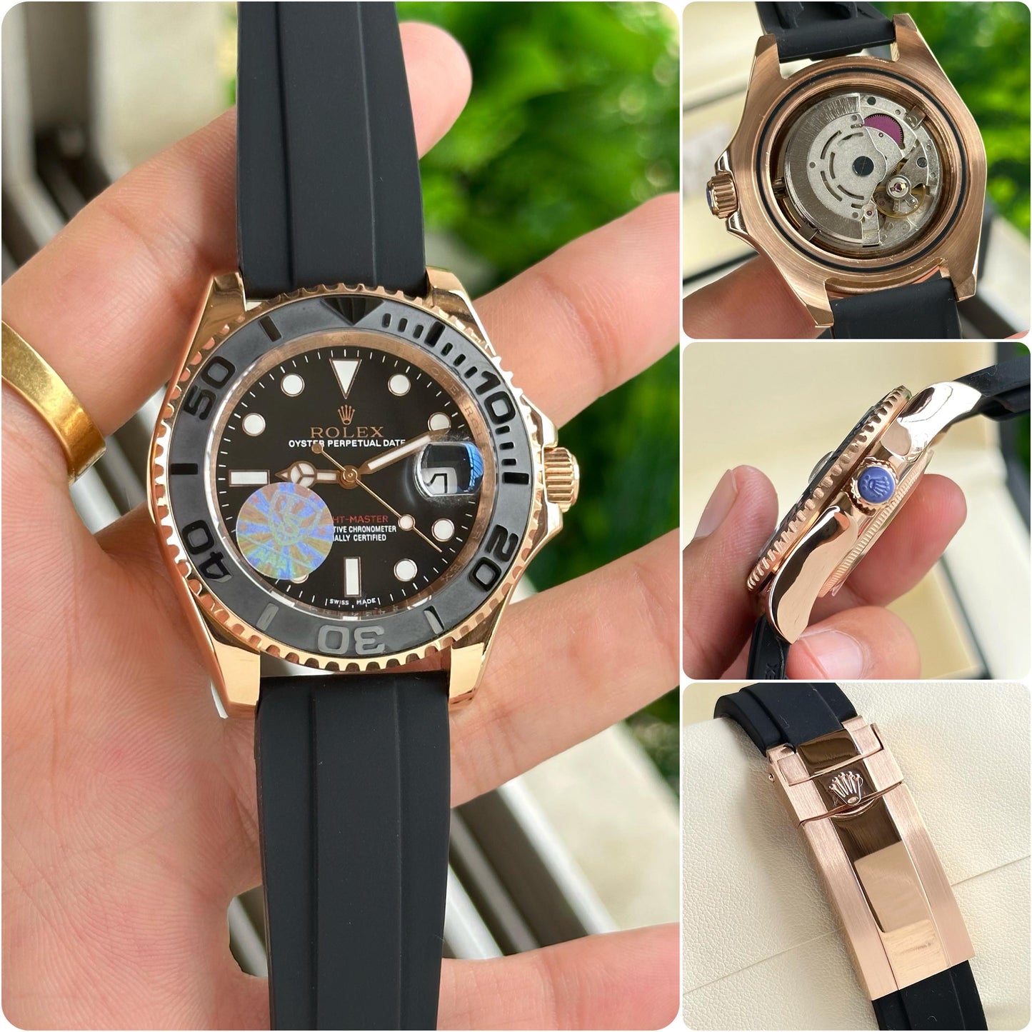 Submariner Oyster Yacht-Master – 7AA Premium Men’s Watch (42mm) – RoseGold | Gold | Silver