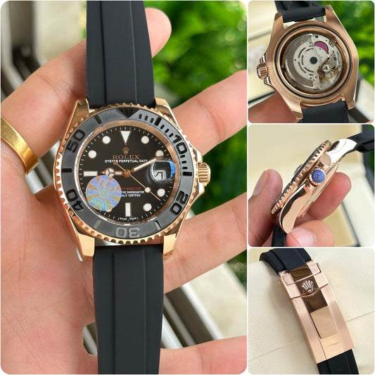 Submariner Oyster Yacht-Master – 7AA Premium Men’s Watch (42mm) – RoseGold | Gold | Silver